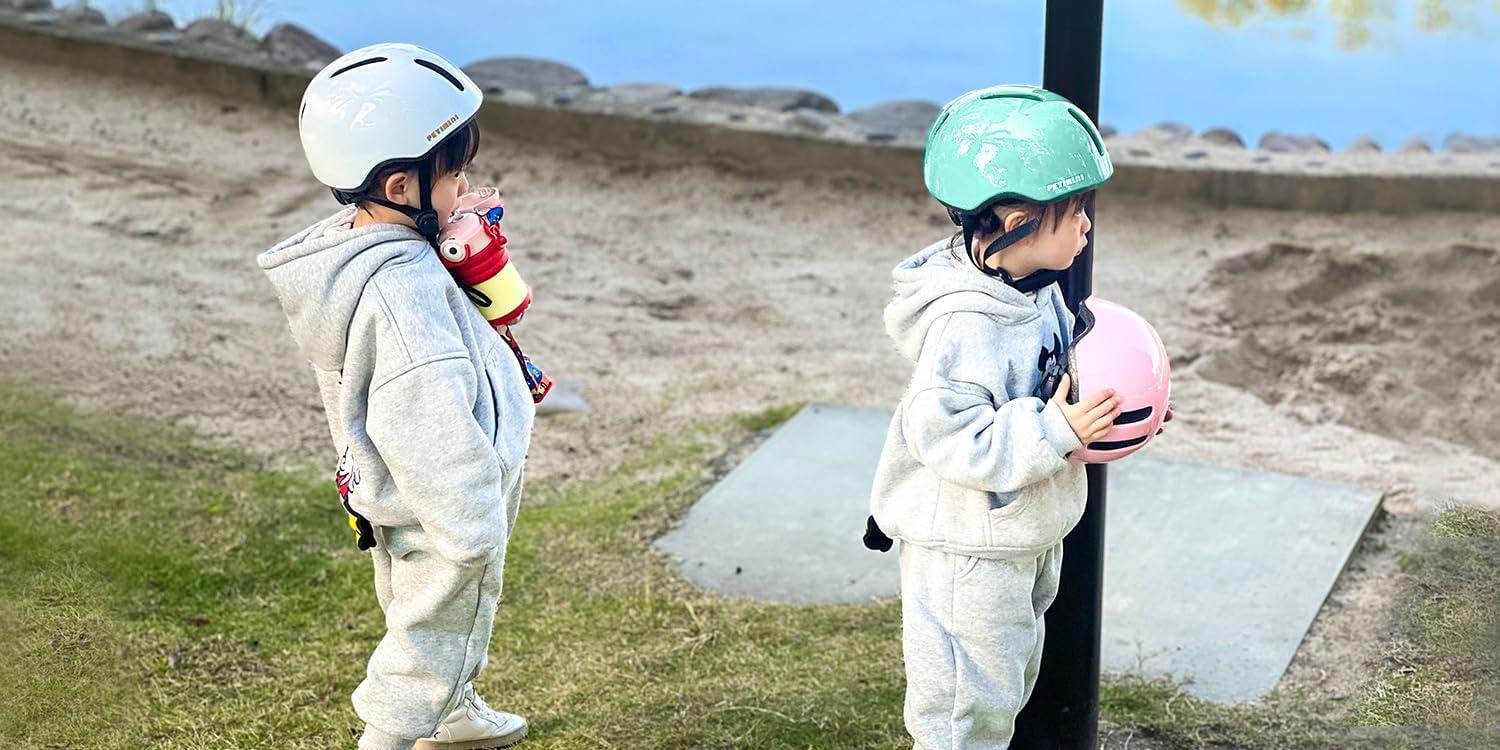 imagePetimini Kids Bike Helmet with DIY Stickers CPSC amp CE Certified for Toddler Kids Ages 26 Boys Girls MultiSport Safety Cycling Skating Scooter Helmet Multiple ColorsMint Green