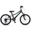 AVASTA 20″ Big Kids Mountain Bike for Age 6 7 8 9 10 11 12 Years Old Boys Girls Teen with Suspension Fork Front & Rear Dual Hand Brakes 6 Speeds Drivetrain, Black