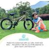 AVASTA Bilbo 18 20 24 Inch Kids Bike for Boys Girls 5-14 Years Old, Retro Style High Carbon Steel Bicycle with Adjustable Handlebars and Seat, Dual V-Brakes, Kickstand, Multiple Colors(Army Green)