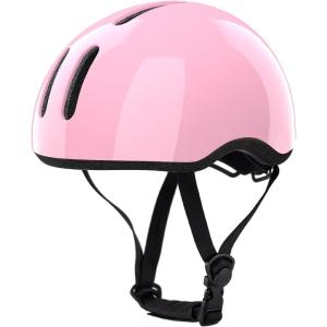 Petimini Kids Bike Helmet with DIY Stickers, CPSC & CE Certified for Toddler Kids Ages 2-6 Boys Girls, Multi-Sport Safety Cycling Skating Scooter Helmet, Multiple Colors(pink)