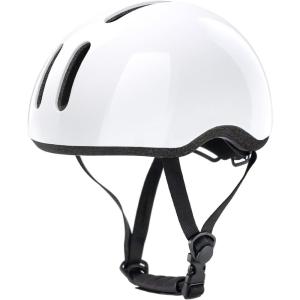 Petimini Kids Bike Helmet with DIY Stickers, CPSC & CE Certified for Toddler Kids Ages 2-6 Boys Girls, Multi-Sport Safety Cycling Skating Scooter Helmet, Multiple Colors(white)