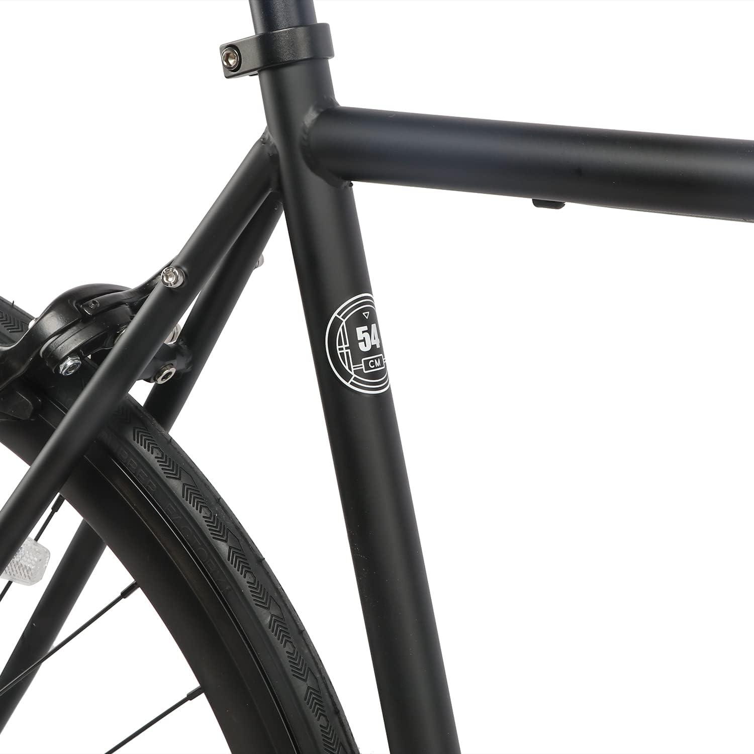 imageAVASTA SingleSpeed Fixed Gear Urban Commuter Fixie Bike Flip Flop Hub Bicycle Multiple ColorsBlack