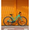 AVASTA Populus 700C Road Bike for Women with Kickstand, 15 17 Inch Lightweight Step Through Aluminum Alloy Frame, 7-Speed Drivetrain, Multiple Colors(Mint Green)