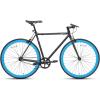 AVASTA Single-Speed Fixed Gear Urban Commuter Fixie Bike Flip Flop Hub Bicycle, Multiple Colors(Black & Blue)