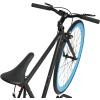 AVASTA Single-Speed Fixed Gear Urban Commuter Fixie Bike Flip Flop Hub Bicycle, Multiple Colors(Black & Blue)