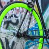 AVASTA Single-Speed Fixed Gear Urban Commuter Fixie Bike Flip Flop Hub Bicycle, Multiple Colors(Black & Green)