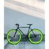 AVASTA Single-Speed Fixed Gear Urban Commuter Fixie Bike Flip Flop Hub Bicycle, Multiple Colors(Black & Green)