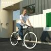 AVASTA Single-Speed Fixed Gear Urban Commuter Fixie Bike Flip Flop Hub Bicycle, Multiple Colors(Black & White)