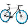 AVASTA Single-Speed Fixed Gear Urban Commuter Fixie Bike Flip Flop Hub Bicycle, Multiple Colors(Black & Blue)