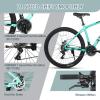 AVASTA AV300 26 27.5 inch Mountain Bike with 21-Speed, Aluminum Frame, Dual Disc Brake, Comfortable Saddle, Multiple Colors(Green)