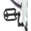 AVASTA Durable Polypropylene Bicycle Pedals with Reflector for Mountain Bike Road Bike and Other Bicycles,Two Thread Size（9/16”&1/2“）(black)