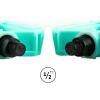AVASTA Durable Polypropylene Bicycle Pedals with Reflector for Mountain Bike Road Bike and Other Bicycles,Two Thread Size（9/16”&1/2“）(blue)