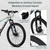 AVASTA Earth 26 27.5 inch Mountain Bike with 21-Speed, Aluminum Frame, Dual Disc Brake, Comfortable Saddle, Multiple Colors(Gray)