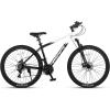 AVASTA Earth 26 27.5 inch Mountain Bike with 21-Speed, Aluminum Frame, Dual Disc Brake, Comfortable Saddle, Multiple Colors(White)