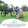 AVASTA Govet 20” Kids Mountain Bike for 6-12 Years Old Boys Girls with Suspension Fork, 6 Speeds Drivetrain, Multiple Colors(Black)