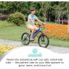 AVASTA Govet 20” Kids Mountain Bike for 6-12 Years Old Boys Girls with Suspension Fork, 6 Speeds Drivetrain, Multiple Colors(Blue)