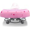 AVASTA Kids Bicycle Saddle for Girls & Boys Waterproof Wide Soft Bike Cushion Dual Shock Absorbing Fit for 12 14 16 18 20 or 20 22 24 26 inch Mountain Road Bike(Pink)
