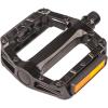 AVASTA Bike Pedals, Aluminum Alloy Bicycle Pedals with Reflector for Mountain Bike Road Bike and Other Bicycles,Threads Size 9/16 Inch(black)