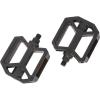 AVASTA Durable Polypropylene Bicycle Pedals with Reflector for Mountain Bike Road Bike and Other Bicycles,Two Thread Size（9/16”&1/2“）(black)