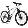 AVASTA Earth 26 27.5 inch Mountain Bike with 21-Speed, Aluminum Frame, Dual Disc Brake, Comfortable Saddle, Multiple Colors(Golden)