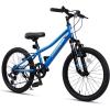 AVASTA Govet 20” Kids Mountain Bike for 6-12 Years Old Boys Girls with Suspension Fork, 6 Speeds Drivetrain, Multiple Colors(Blue)