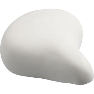 AVASTA Kids Bicycle Saddle for Girls & Boys Waterproof Wide Soft Bike Cushion Dual Shock Absorbing Fit for 12 14 16 18 20 or 20 22 24 26 inch Mountain Road Bike(White)