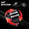 AVASTA Hidden Bike Phone Mount, 360° Rotation Aluminum Alloy Motorcycle Phone Holder, Universal Handlebar Clamp for 4-9cm Smartphones, Anti-Shock Anti-Vibration, Black(Black)