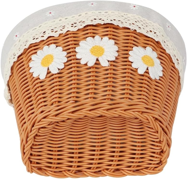 image:imageAVASTA Kids Bike Basket for Girls Boys Fits Most Kids Bicycle Handlebars Easy to Install Children Bike Cute AccessoriesBrown