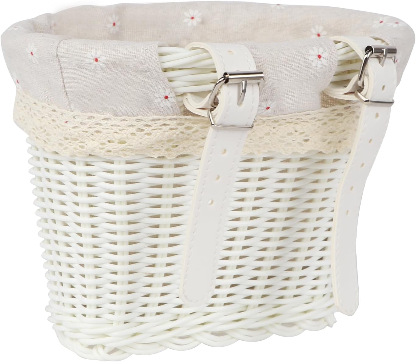 image:imageAVASTA Kids Bike Basket for Girls Boys Fits Most Kids Bicycle Handlebars Easy to Install Children Bike Cute AccessoriesWhite