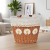 AVASTA Kids Bike Basket for Girls Boys, Fits Most Kids Bicycle Handlebars, Easy to Install Children Bike Cute Accessories(Brown)