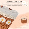 AVASTA Kids Bike Basket for Girls Boys, Fits Most Kids Bicycle Handlebars, Easy to Install Children Bike Cute Accessories(Brown)