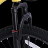AVASTA Thrax 24 26 27.5 inch Mountain Bike with 21-Speed, High Tensile Steel Frame, Dual Disc Brake, Comfortable Saddle, Multiple Colors(Yellow)