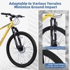 AVASTA Thrax 24 26 27.5 inch Mountain Bike with 21-Speed, High Tensile Steel Frame, Dual Disc Brake, Comfortable Saddle, Multiple Colors(Yellow)