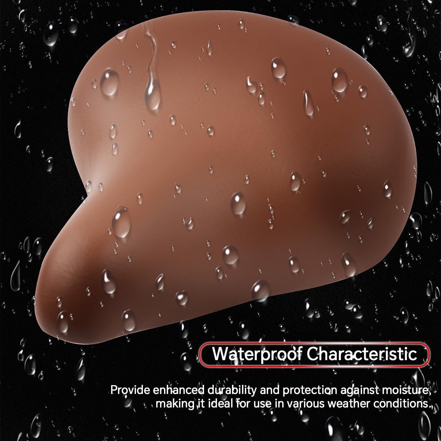 image:imageKids Bicycle Seat Saddle for Girls amp Boys Waterproof Wide Soft Bike Cushion Dual Shock Absorbing Fit for 12 14 16 18 20 or 20 22 24 26 inch Mountain Road BikeBrown