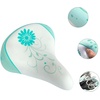 Kids Bicycle Seat Saddle for Girls & Boys | Waterproof Wide, Soft Bike Cushion, Dual Shock Absorbing, Fit for 12 14 16 18 20 or 20 22 24 26 inch Mountain Road Bike(Mint Green)