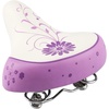 Kids Bicycle Seat Saddle for Girls & Boys | Waterproof Wide, Soft Bike Cushion, Dual Shock Absorbing, Fit for 12 14 16 18 20 or 20 22 24 26 inch Mountain Road Bike(Purple)