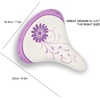 Kids Bicycle Seat Saddle for Girls & Boys | Waterproof Wide, Soft Bike Cushion, Dual Shock Absorbing, Fit for 12 14 16 18 20 or 20 22 24 26 inch Mountain Road Bike(Purple)