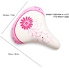 Kids Bicycle Seat Saddle for Girls & Boys | Waterproof Wide, Soft Bike Cushion, Dual Shock Absorbing, Fit for 12 14 16 18 20 or 20 22 24 26 inch Mountain Road Bike(Pink)