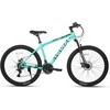 AV300 26 27.5 Inch Mountain Bike MTB for Adult Man Women Male | Lightweight Aluminum Alloy Frame, Dual Disc Brakes, Front Suspension, 21-Speed Gear Shifter, Half Hidden Brake Cables(Green)