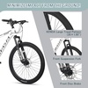 AV300 26 27.5 Inch Mountain Bike MTB for Adult Man Women Male | Lightweight Aluminum Alloy Frame, Dual Disc Brakes, Front Suspension, 21-Speed Gear Shifter, Half Hidden Brake Cables(White)