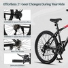 AVASTA Earth 26 27.5 Inch Mountain Bike MTB for Adult Man Women Male(Red)