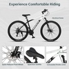 AVASTA Earth 26 27.5 Inch Mountain Bike MTB for Adult Man Women Male(White)