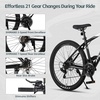 AVASTA Earth 26 27.5 Inch Mountain Bike MTB for Adult Man Women Male(White)