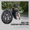 AVASTA Adult Youth Bike Helmet, 55-61 cm, Ages 12+, 0.5 Pounds(200g)(Black with Blue)
