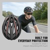 AVASTA Adult Youth Bike Helmet, 55-61 cm, Ages 12+, 0.5 Pounds(200g)(Black with Red)