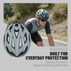 AVASTA Adult Youth Bike Helmet, 55-61 cm, Ages 12+, 0.5 Pounds(200g)(Gray with Black)