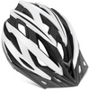 AVASTA Adult Youth Bike Helmet, 55-61 cm, Ages 12+, 0.5 Pounds(200g)(White with Black)